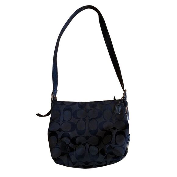 Coach Handbags - Coach Brown/Black Jacquard Signature Crossbody